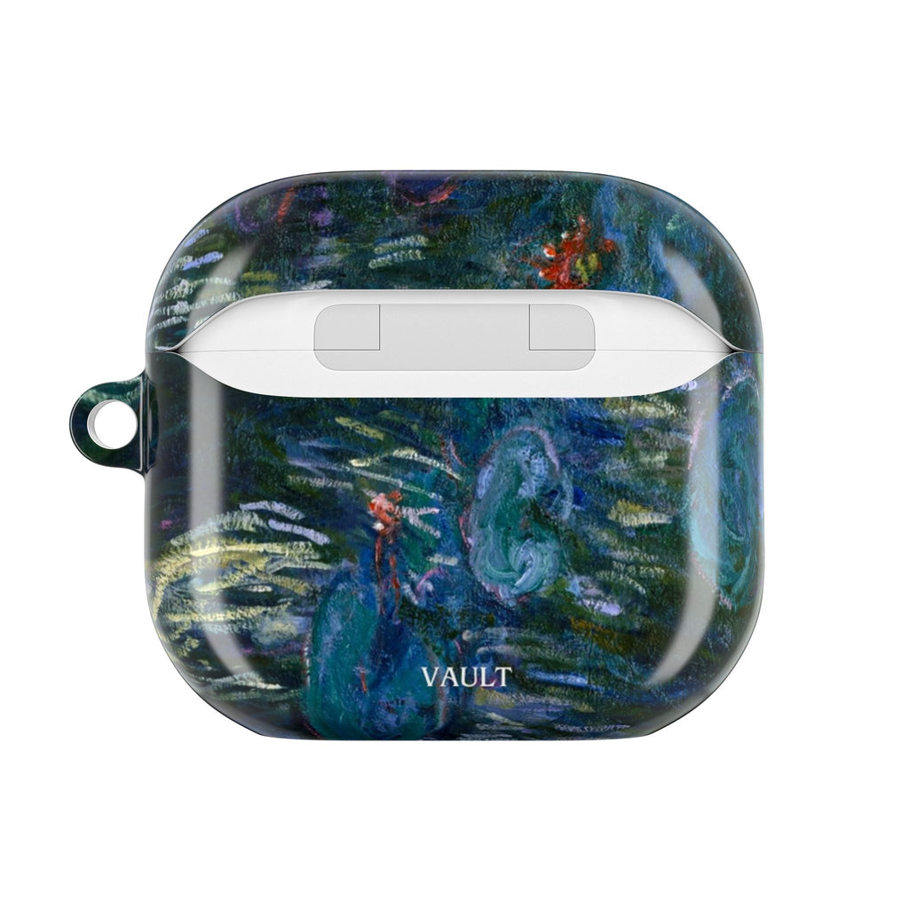 AirPods Case — Impressionist Water Lily Art Protective Cover