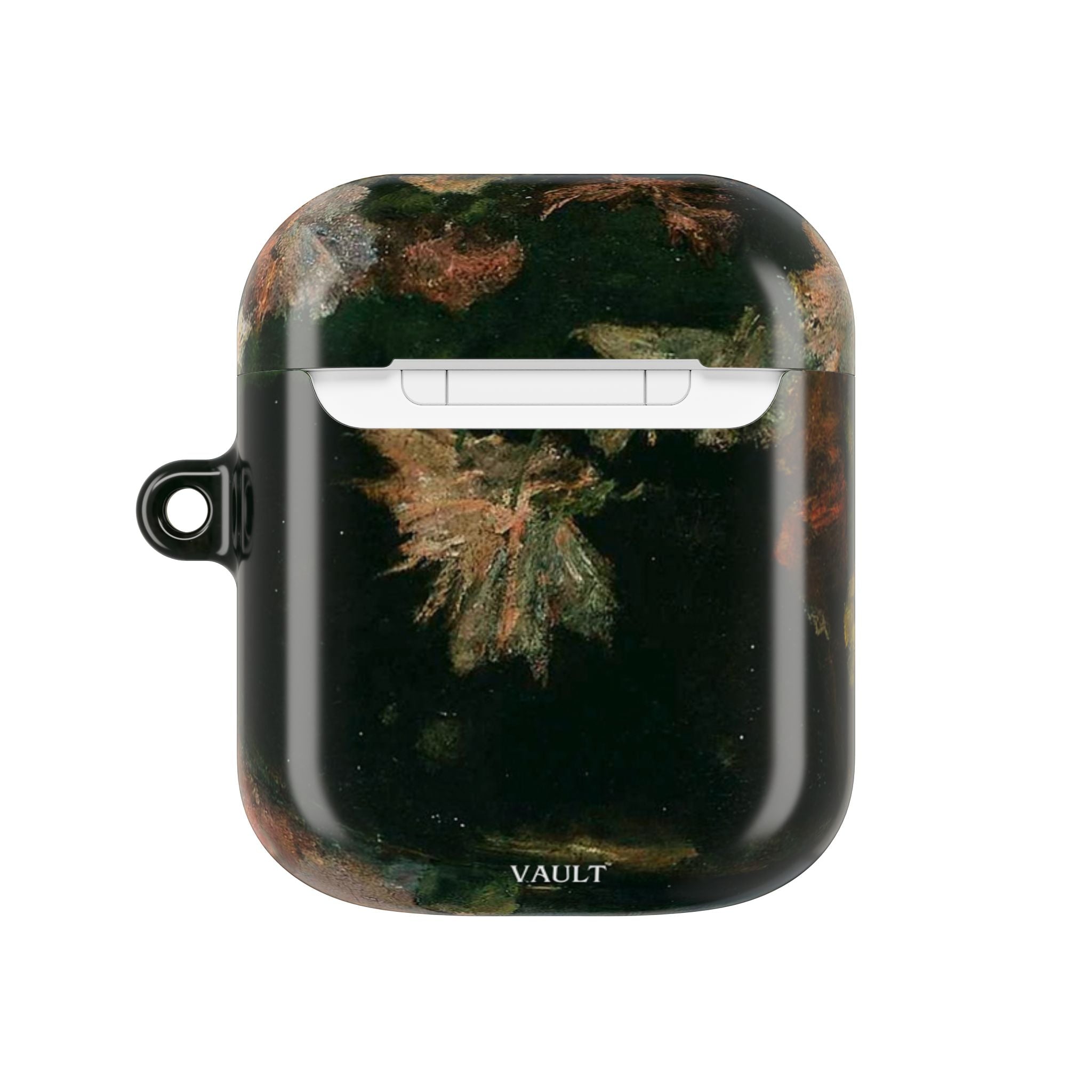 AirPods Case — Dark Green Brown Marble Protective Cover