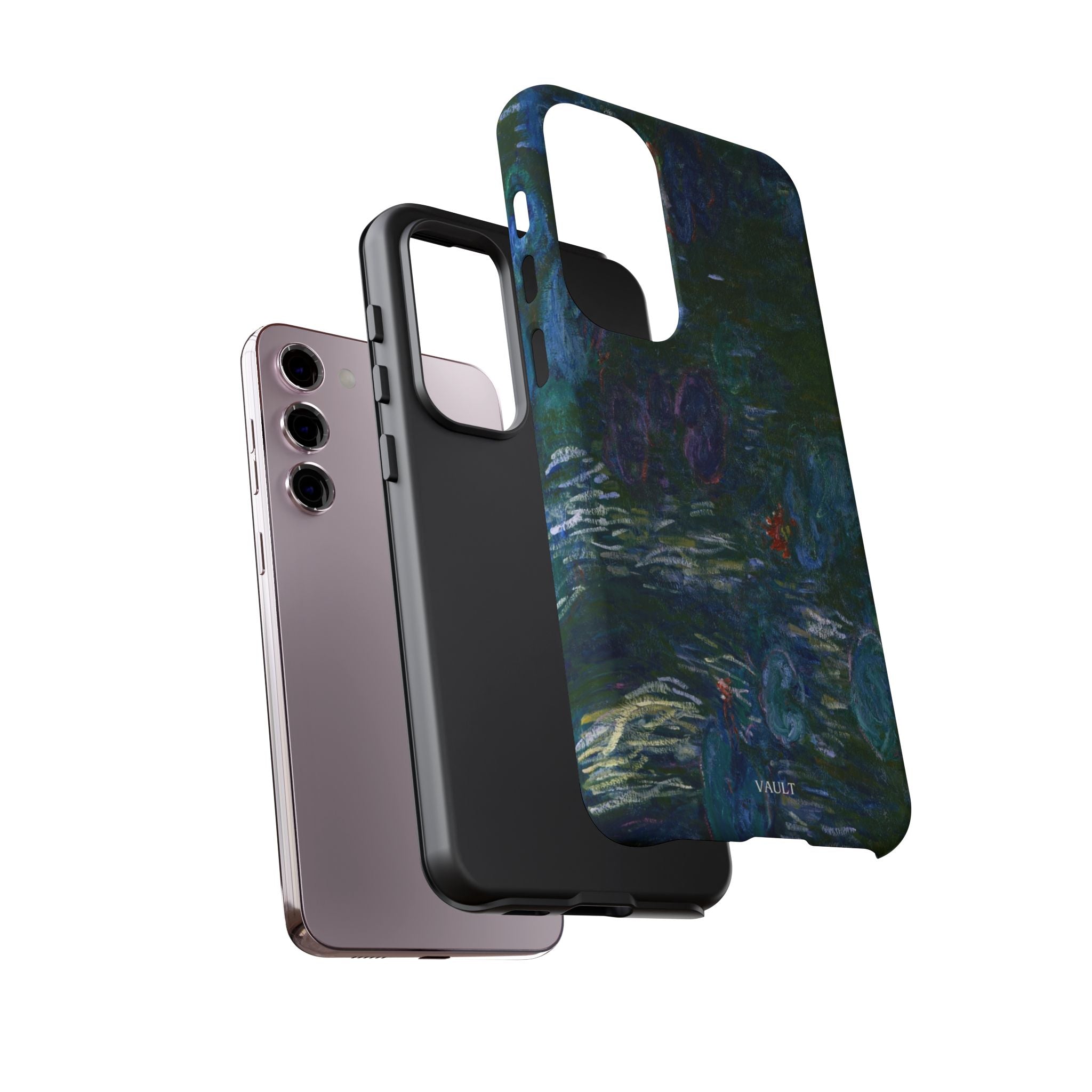 Water Lilies Tough Phone Case — Impressionist Art Protective Cover