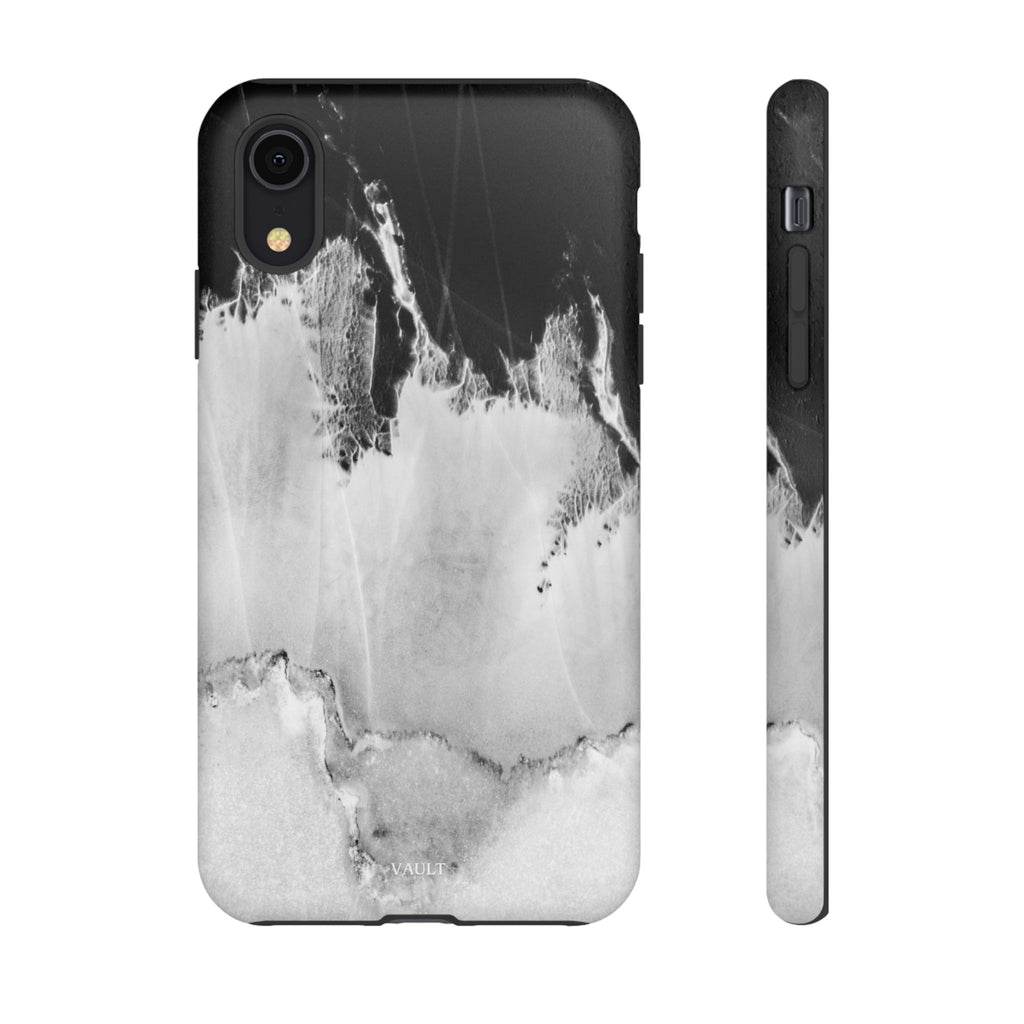 Marble Ink Tough Case — Black & White Abstract Phone Cover