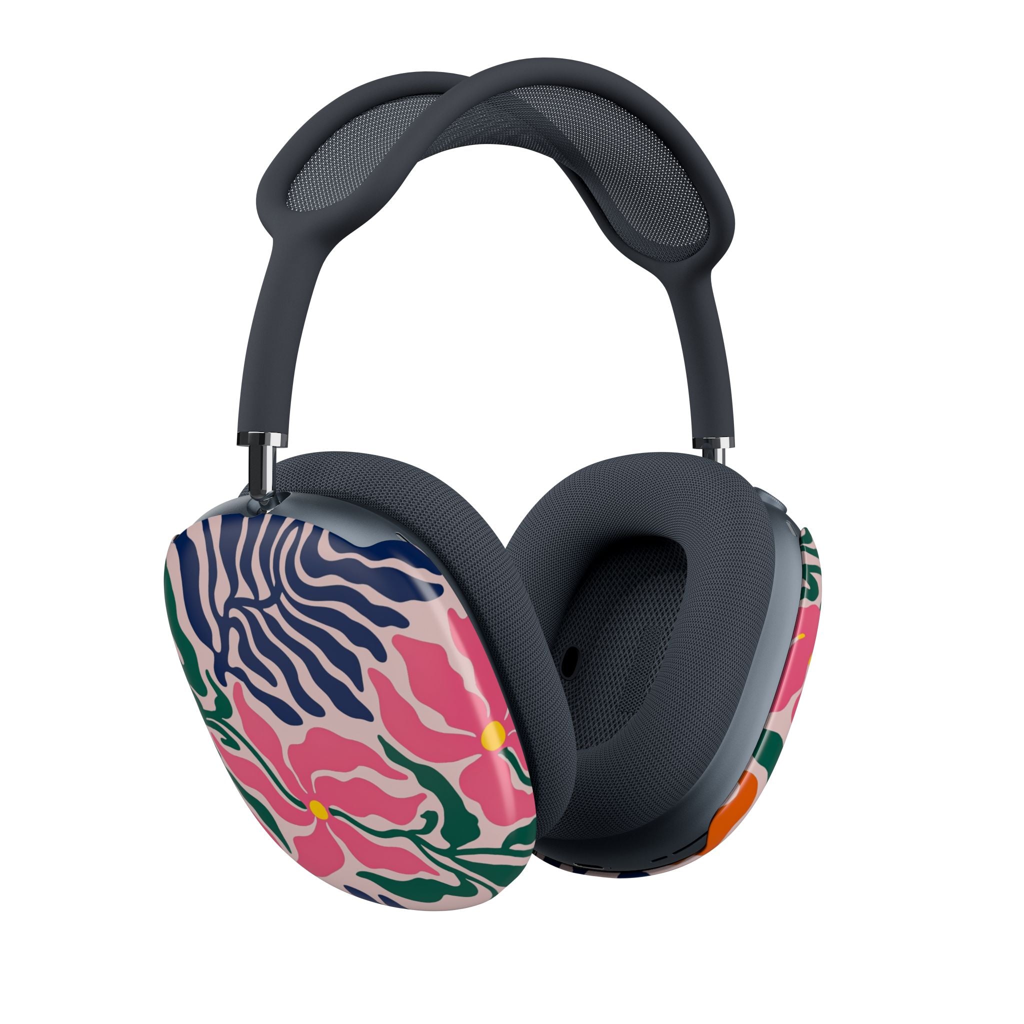 Floral Burst AirPod Max Case — Pink Tropical Flower Protective Covers