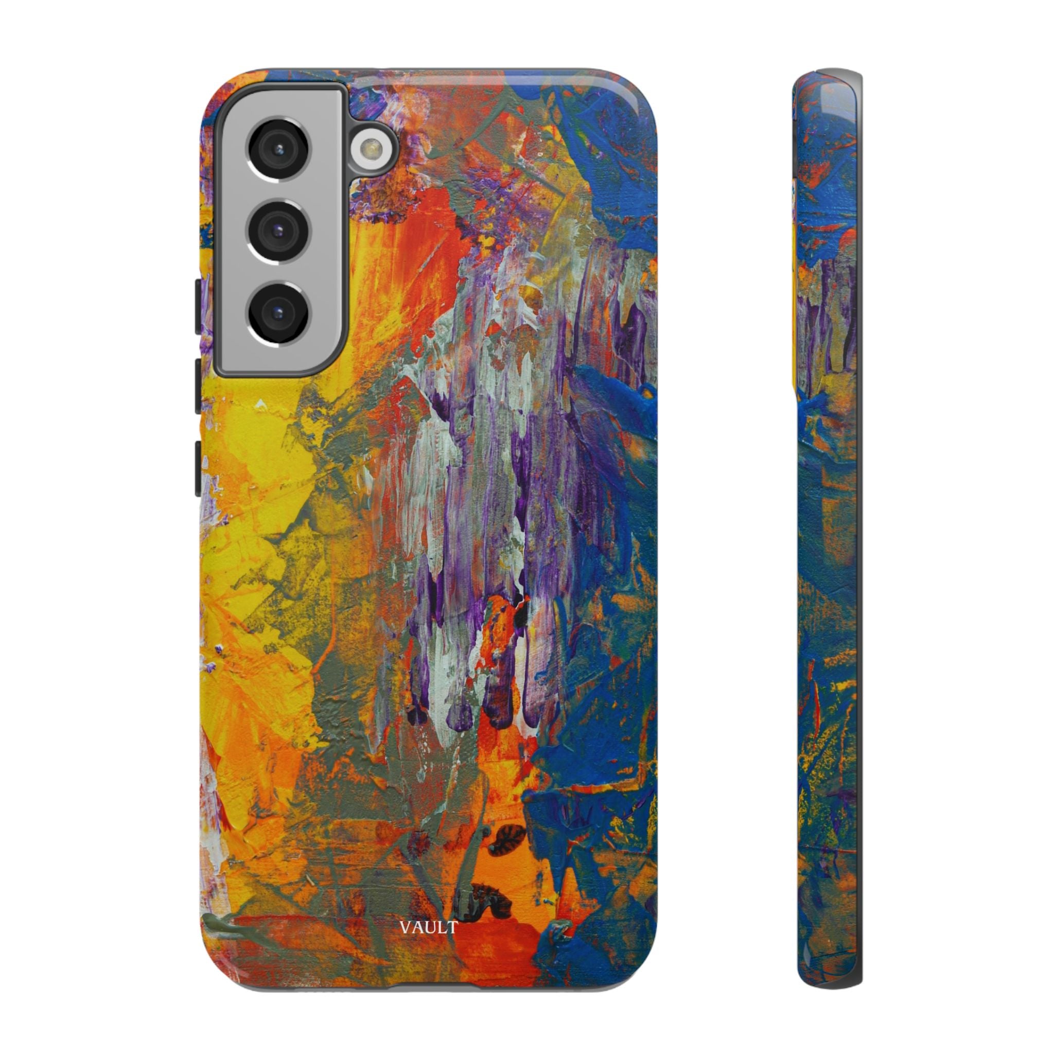 Abstract Color Splash Phone Case — Vibrant Artistic Protective Cover