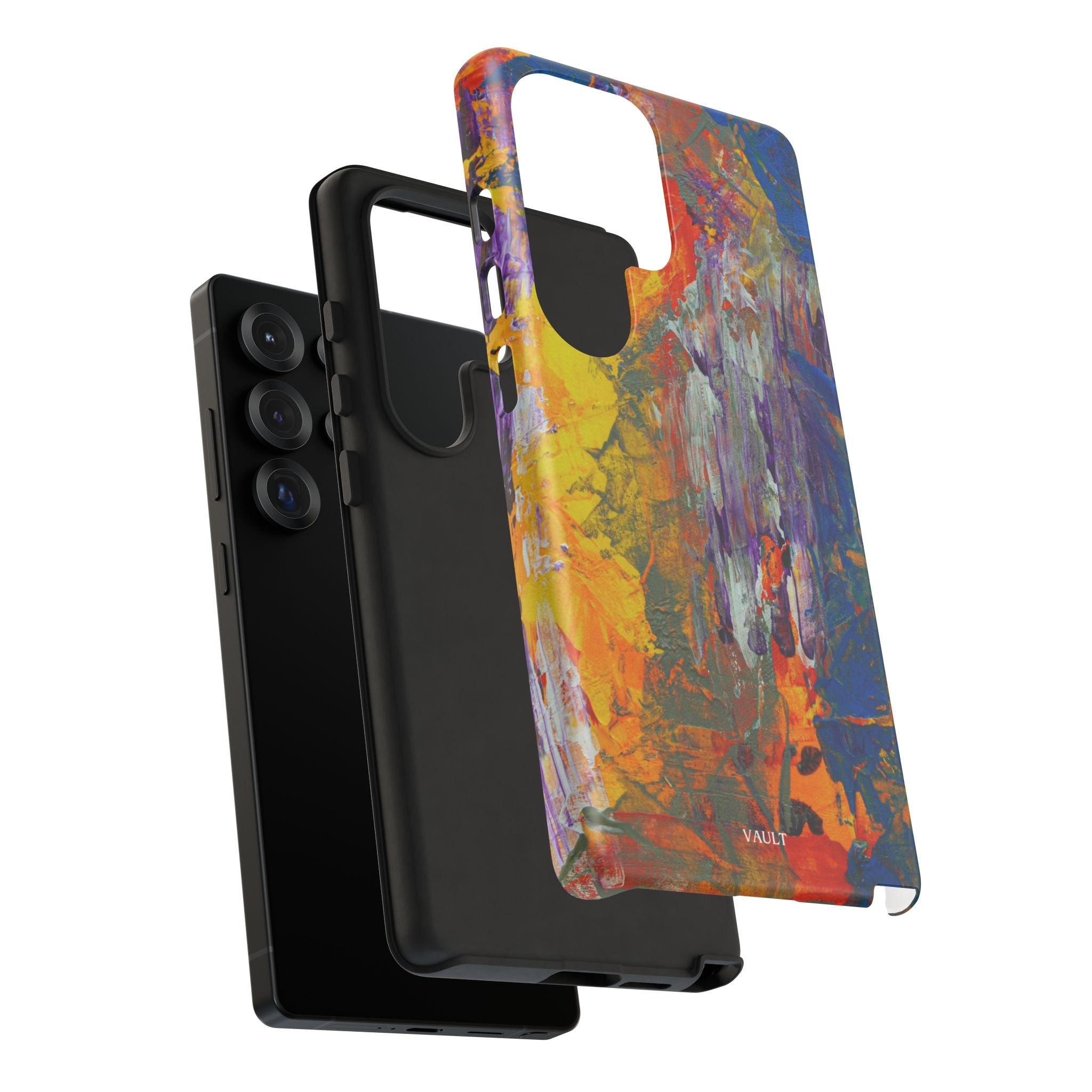 Abstract Color Splash Phone Case — Vibrant Artistic Protective Cover