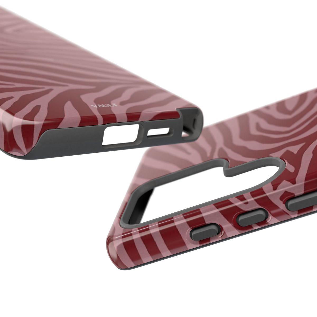 Red Zebra Print Tough Phone Case