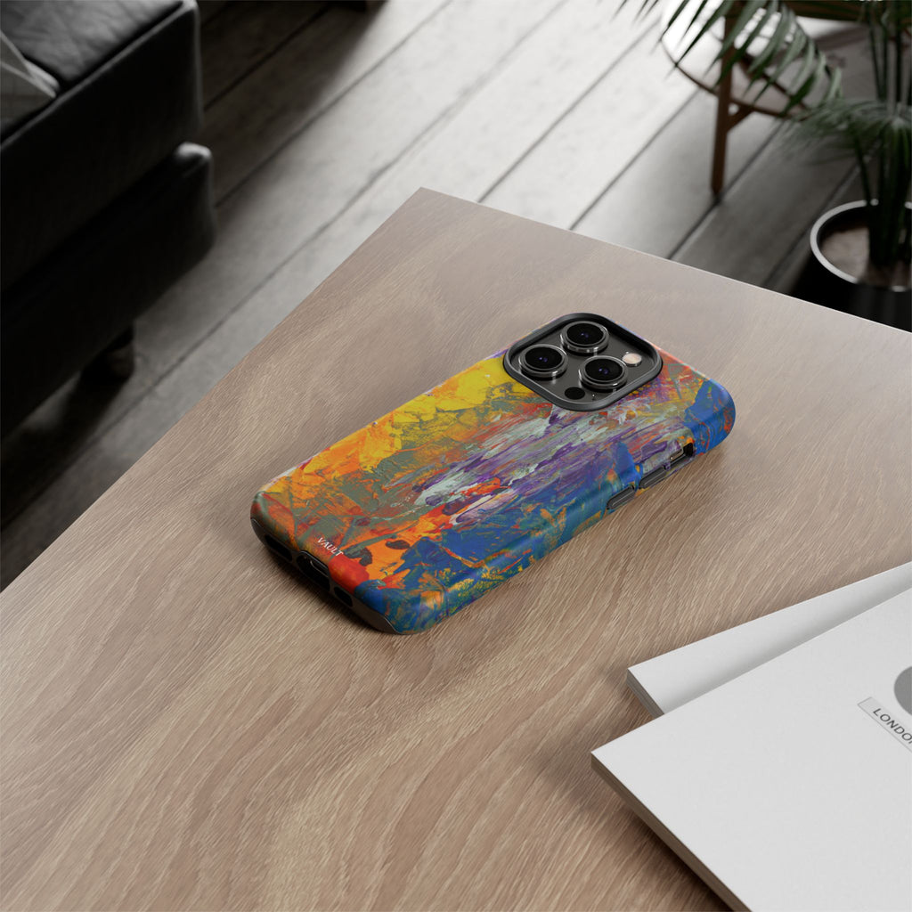 Abstract Color Splash Phone Case — Vibrant Artistic Protective Cover