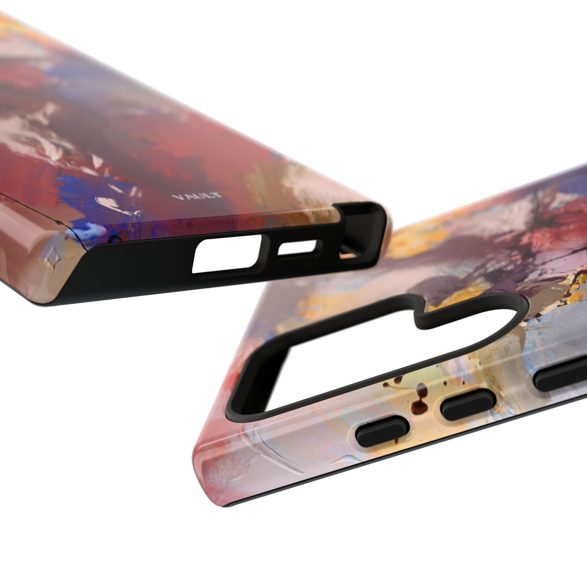 Abstract Brushstroke Tough Phone Case — Colorful Protective iPhone Cover