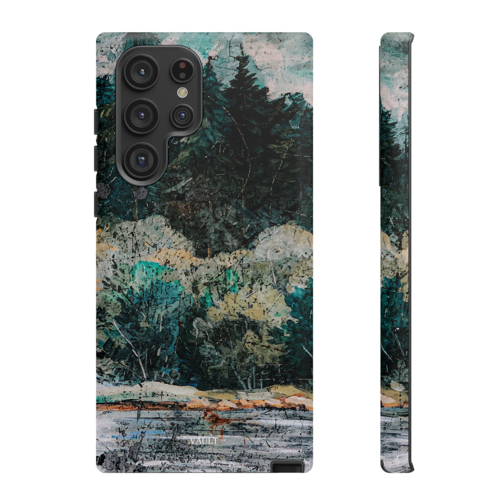 Phone Case - Moody Forest Landscape Protective Tough Case