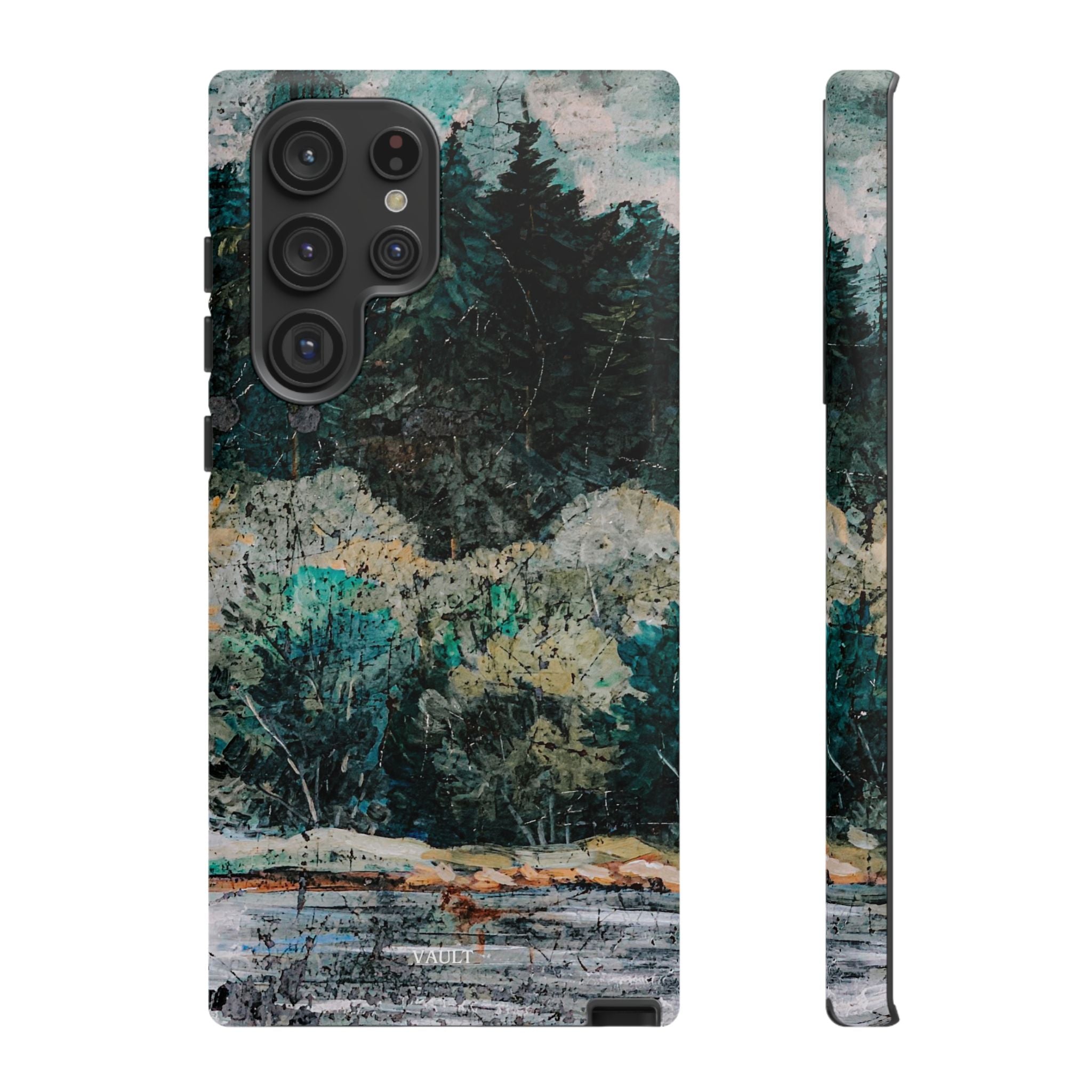 Phone Case - Moody Forest Landscape Protective Tough Case