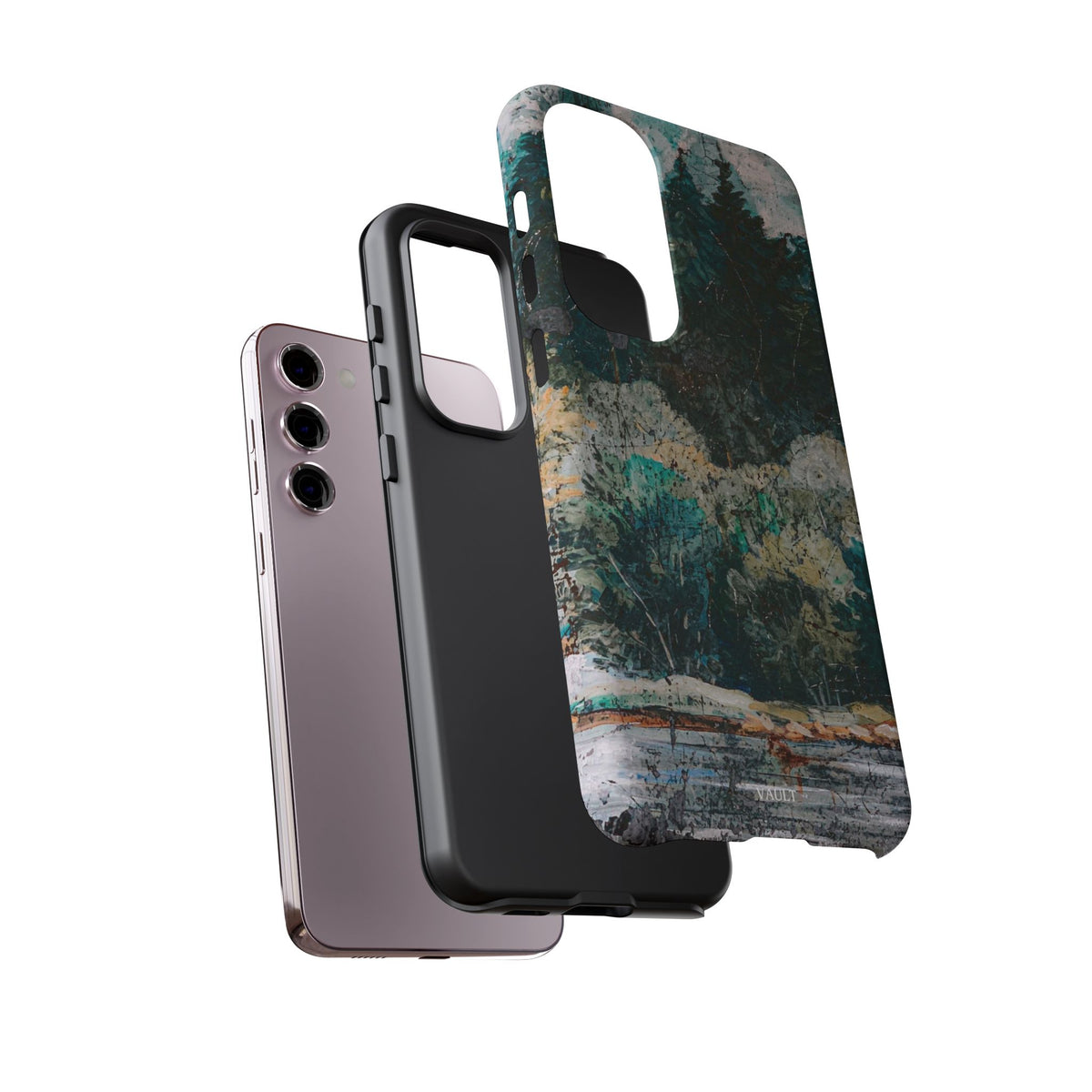 Phone Case - Moody Forest Landscape Protective Tough Case
