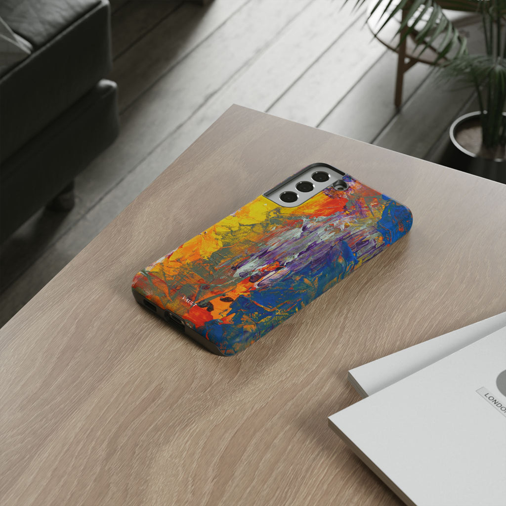 Abstract Color Splash Phone Case — Vibrant Artistic Protective Cover
