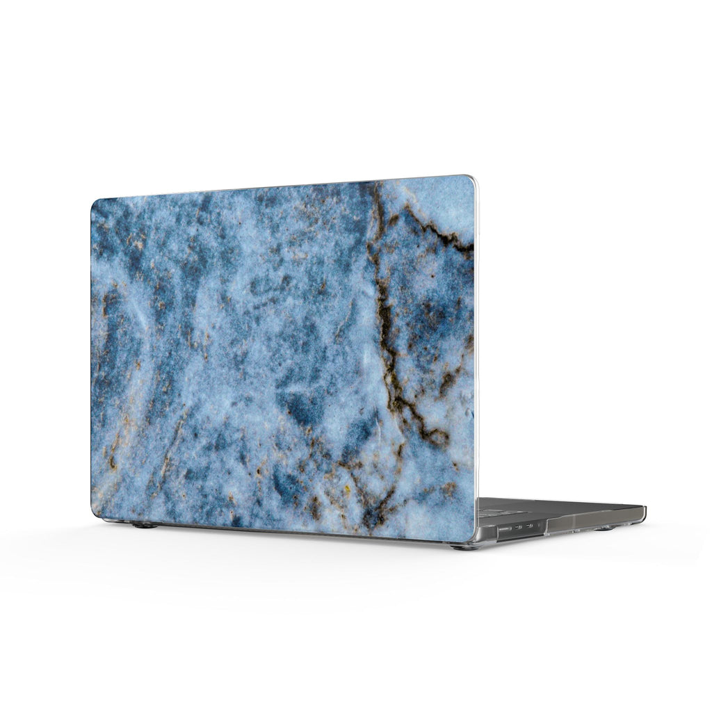 Blue Marble MacBook Case — Clear Hard Shell Laptop Cover