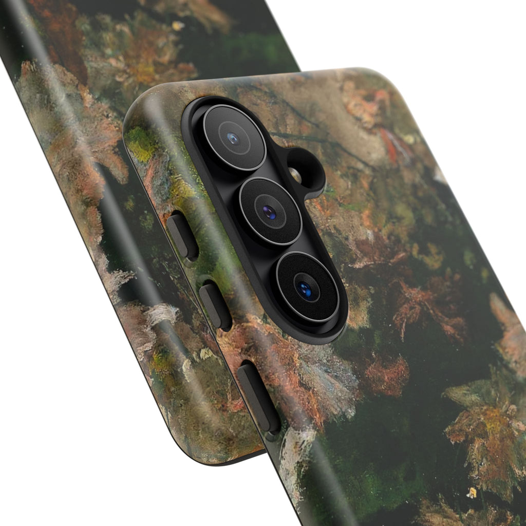 Floral Painterly Tough Phone Case — Vintage Autumn Leaves Phone Cover