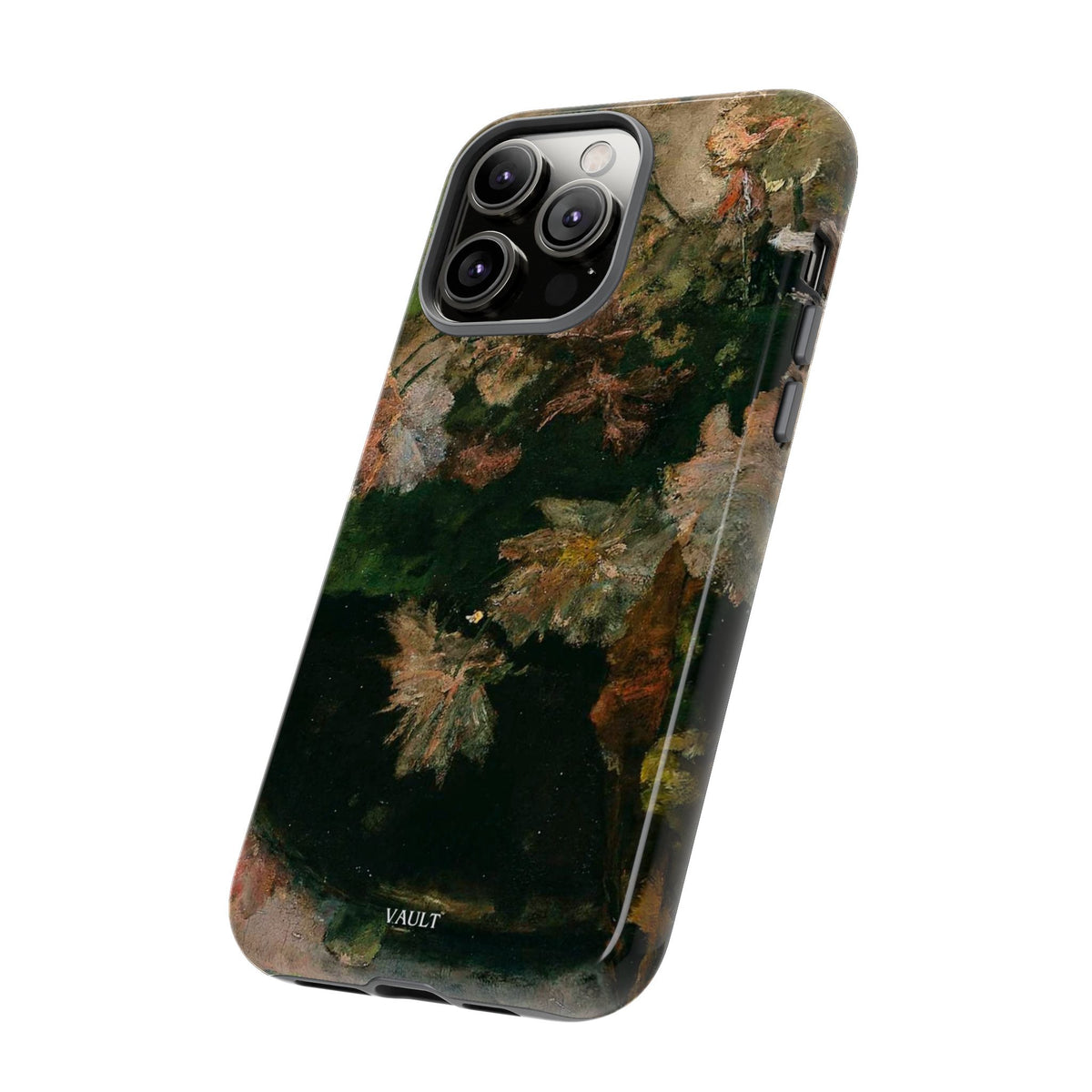 Floral Painterly Tough Phone Case — Vintage Autumn Leaves Phone Cover