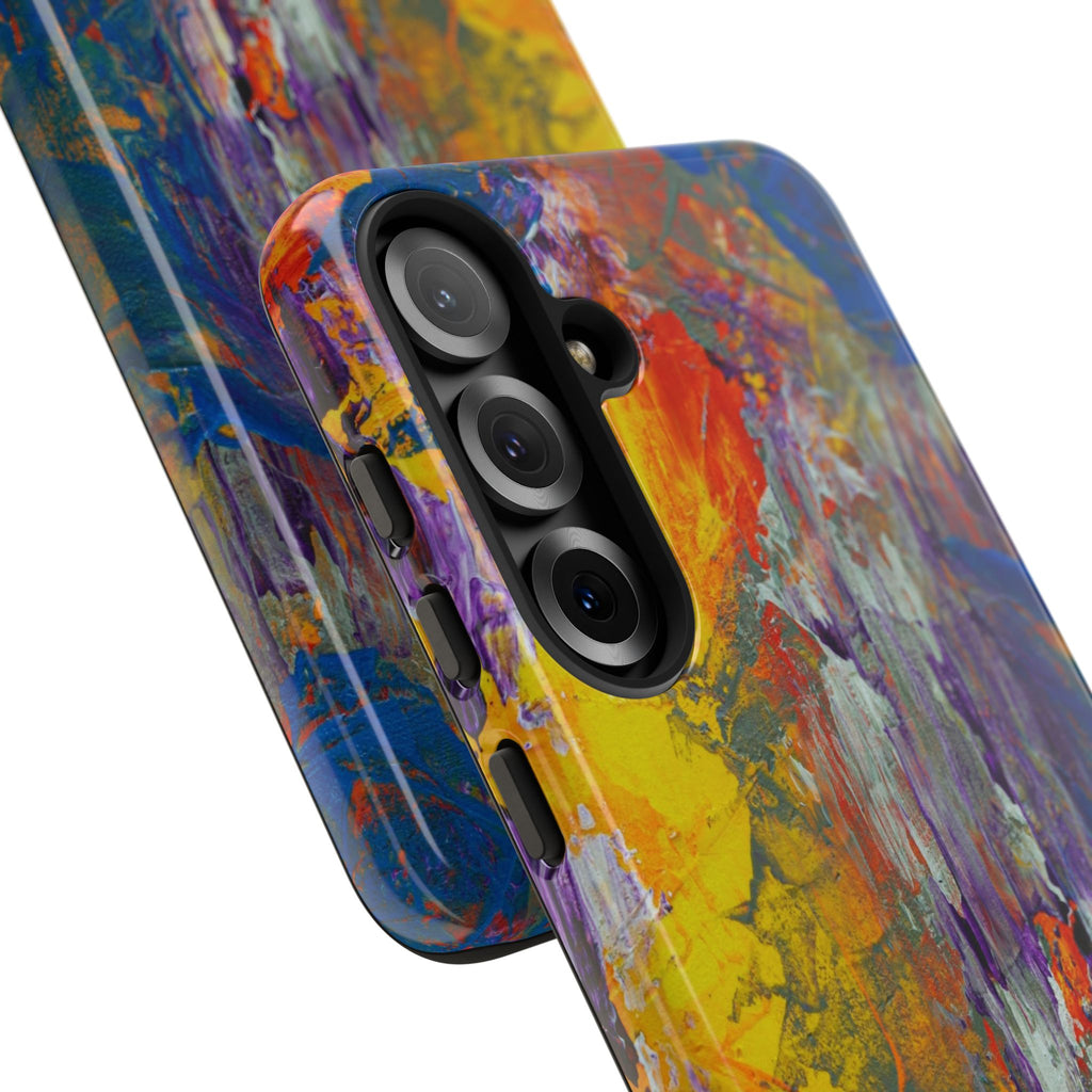 Abstract Color Splash Phone Case — Vibrant Artistic Protective Cover