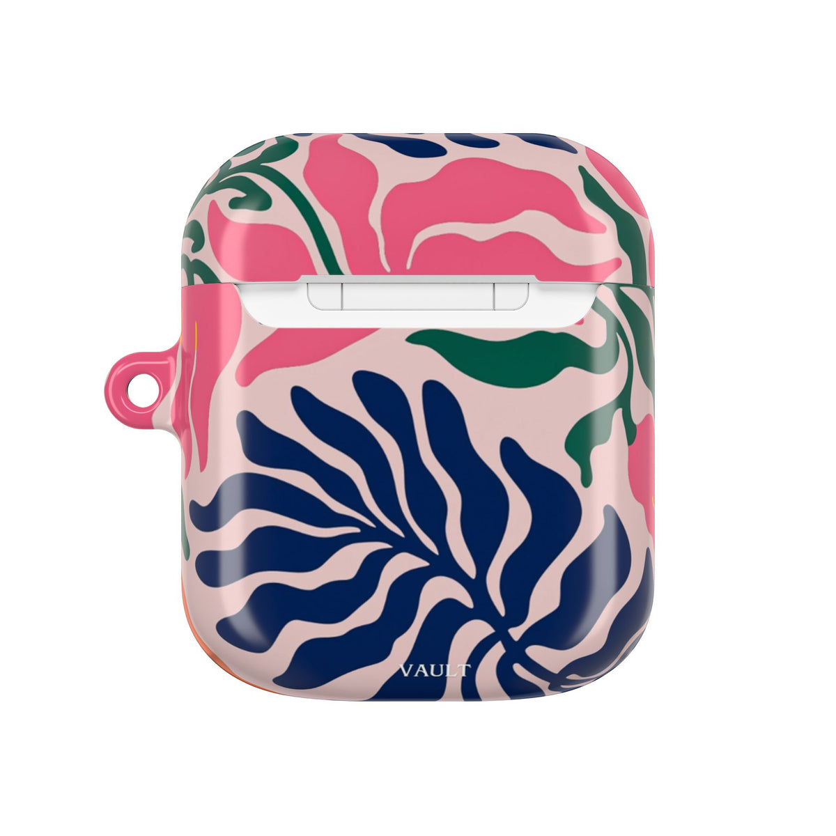 AirPod Case — Pink Floral Swirl Protective Cover