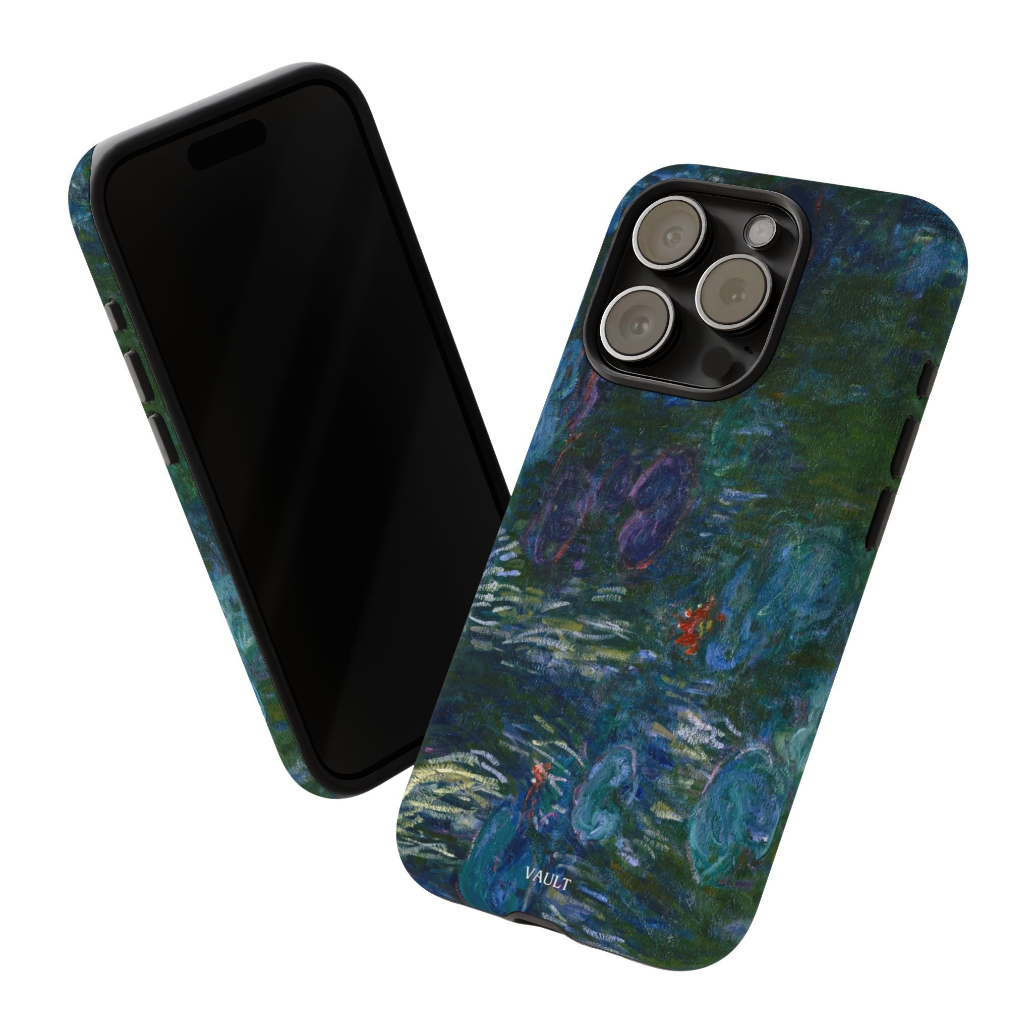 Water Lilies Tough Phone Case — Impressionist Art Protective Cover