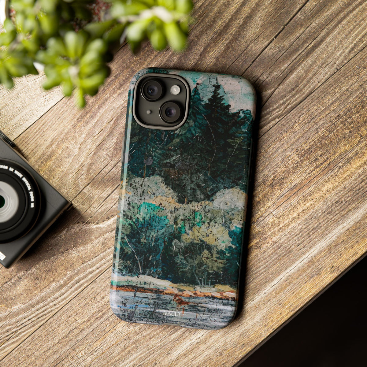 Phone Case - Moody Forest Landscape Protective Tough Case