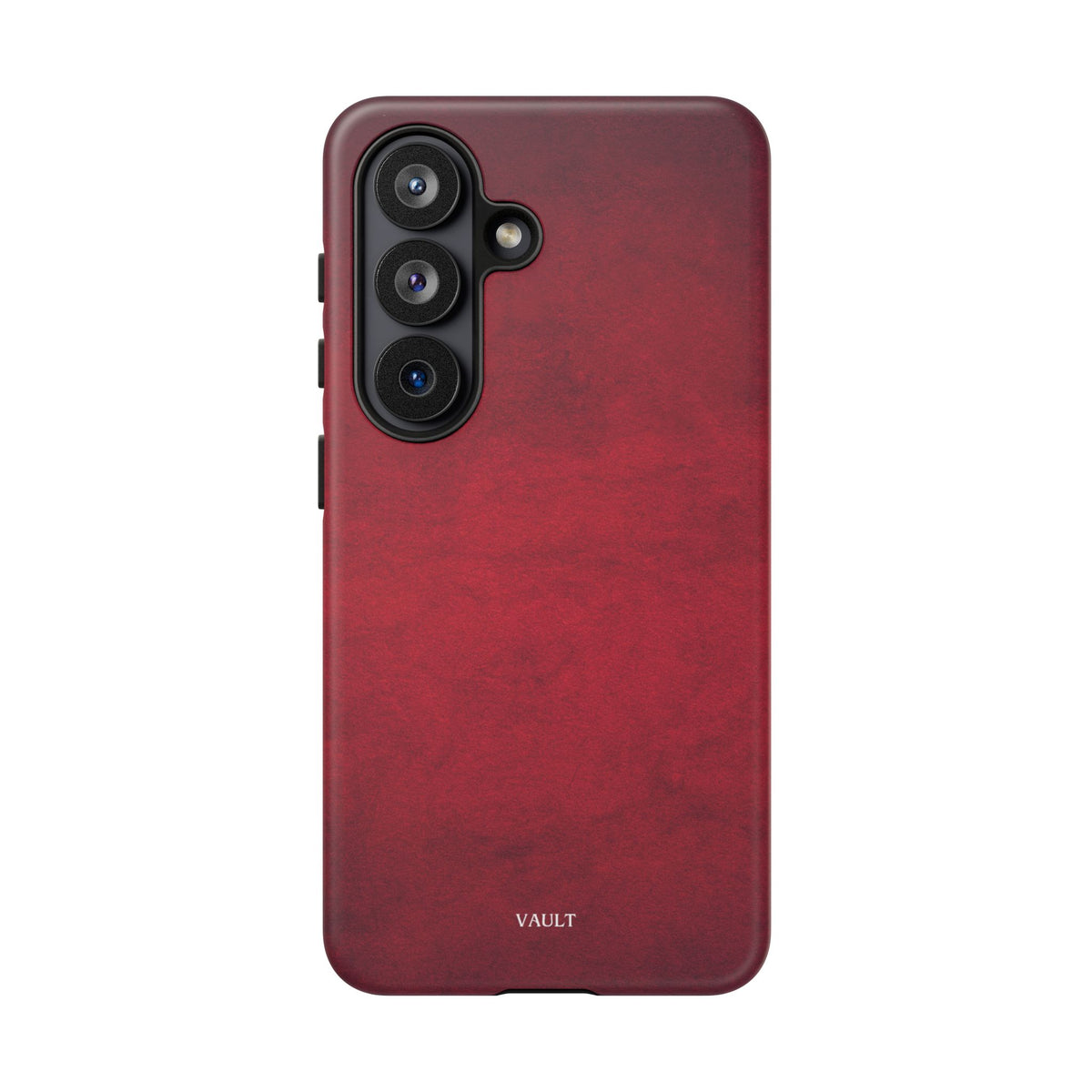 Red Leather Texture Phone Case Impact-Resistant Case