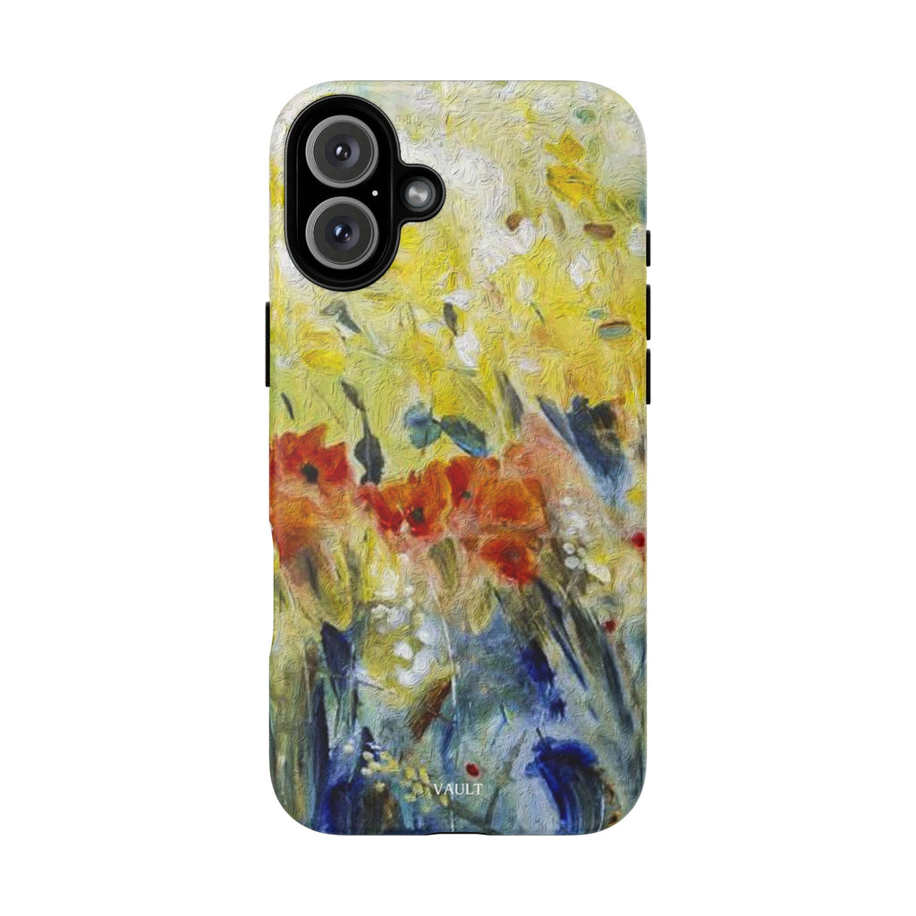 Floral Watercolor Phone Case — Yellow Garden Tough Cases