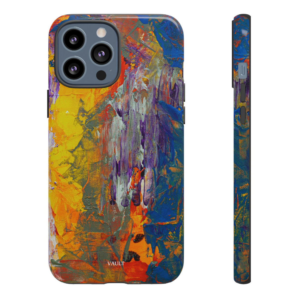Abstract Color Splash Phone Case — Vibrant Artistic Protective Cover