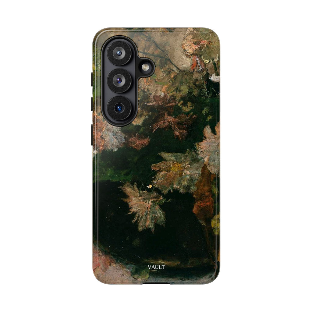 Floral Painterly Tough Phone Case — Vintage Autumn Leaves Phone Cover
