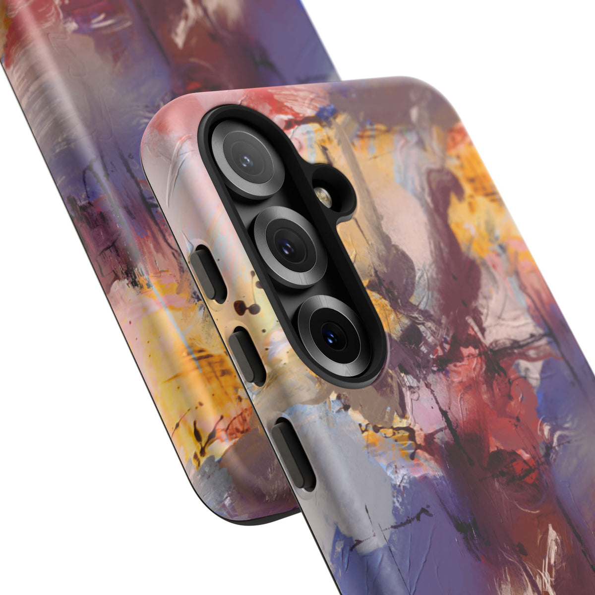 Abstract Brushstroke Tough Phone Case — Colorful Protective iPhone Cover