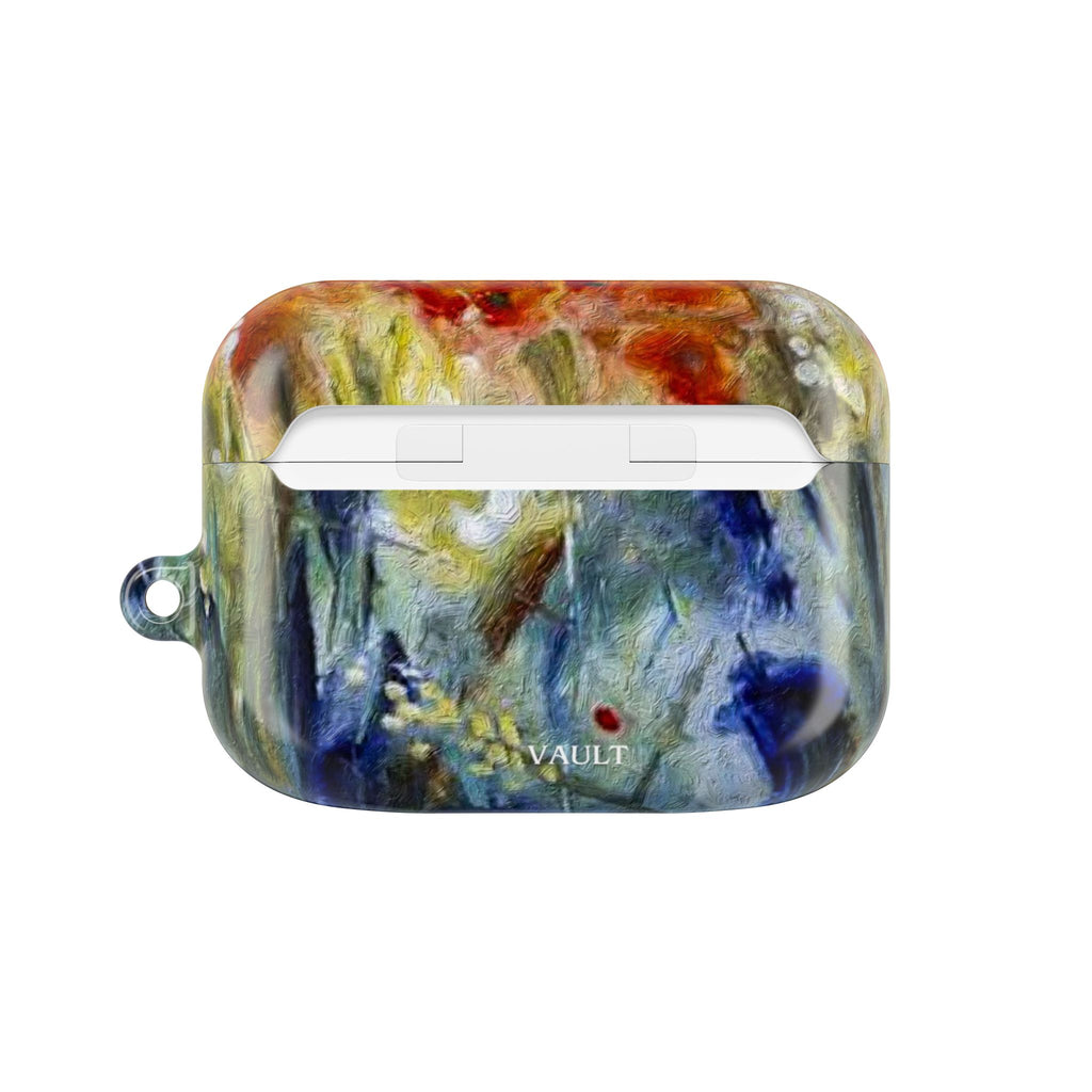 Floral Watercolor AirPod Case — Abstract Garden Protective Cover