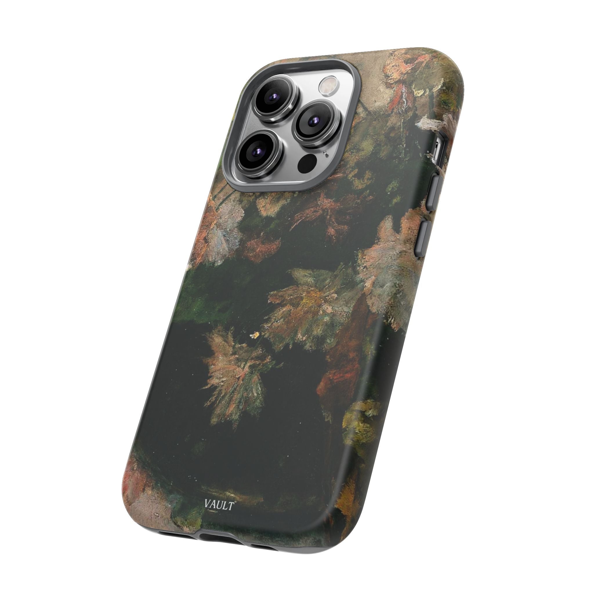 Floral Painterly Tough Phone Case — Vintage Autumn Leaves Phone Cover