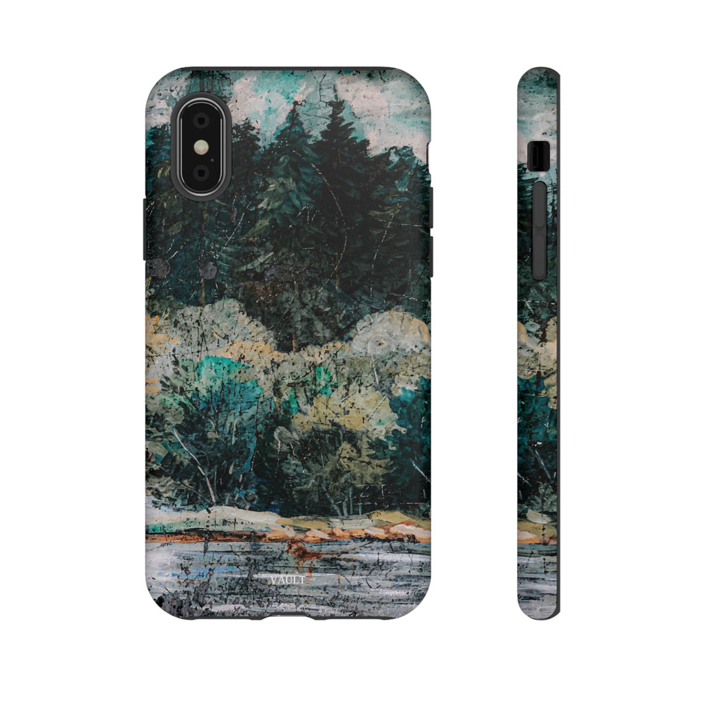 Phone Case - Moody Forest Landscape Protective Tough Case
