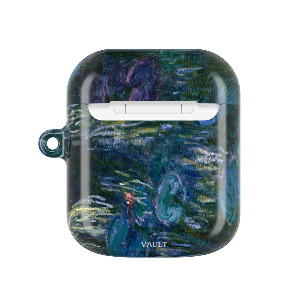 AirPods Case — Impressionist Water Lily Art Protective Cover