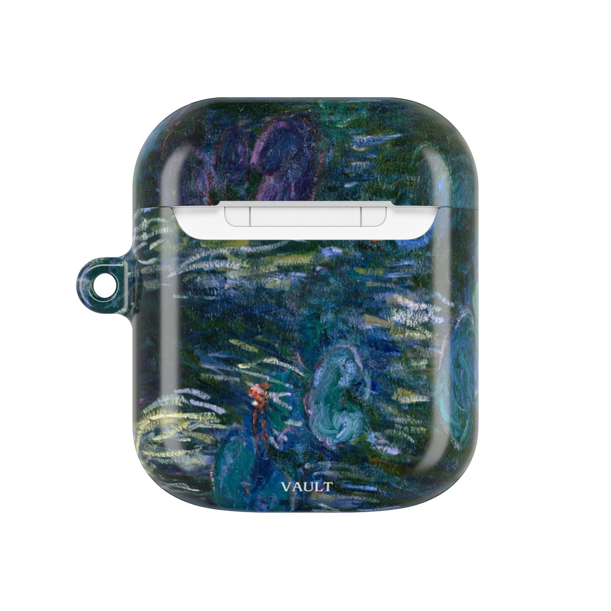 AirPods Case — Impressionist Water Lily Art Protective Cover