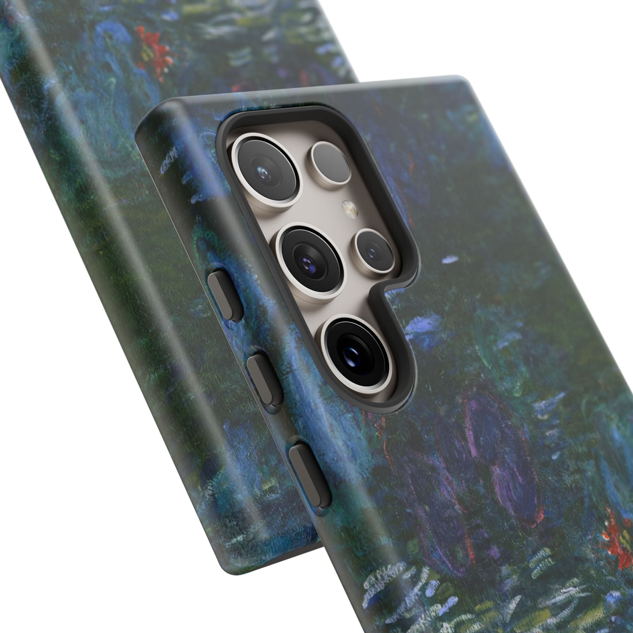 Water Lilies Tough Phone Case — Impressionist Art Protective Cover
