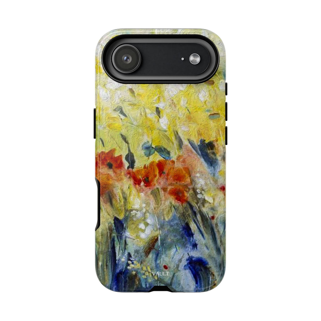 Floral Watercolor Phone Case — Yellow Garden Tough Cases