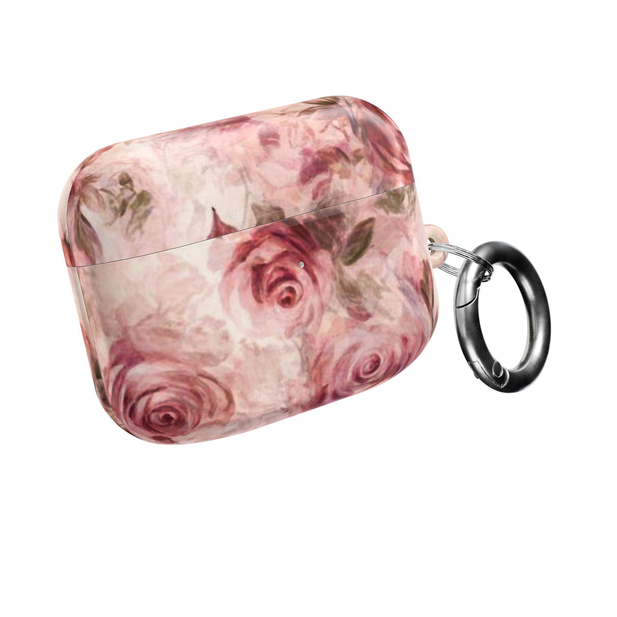 Floral Rose AirPod Case — Vintage Pink Watercolor Protection