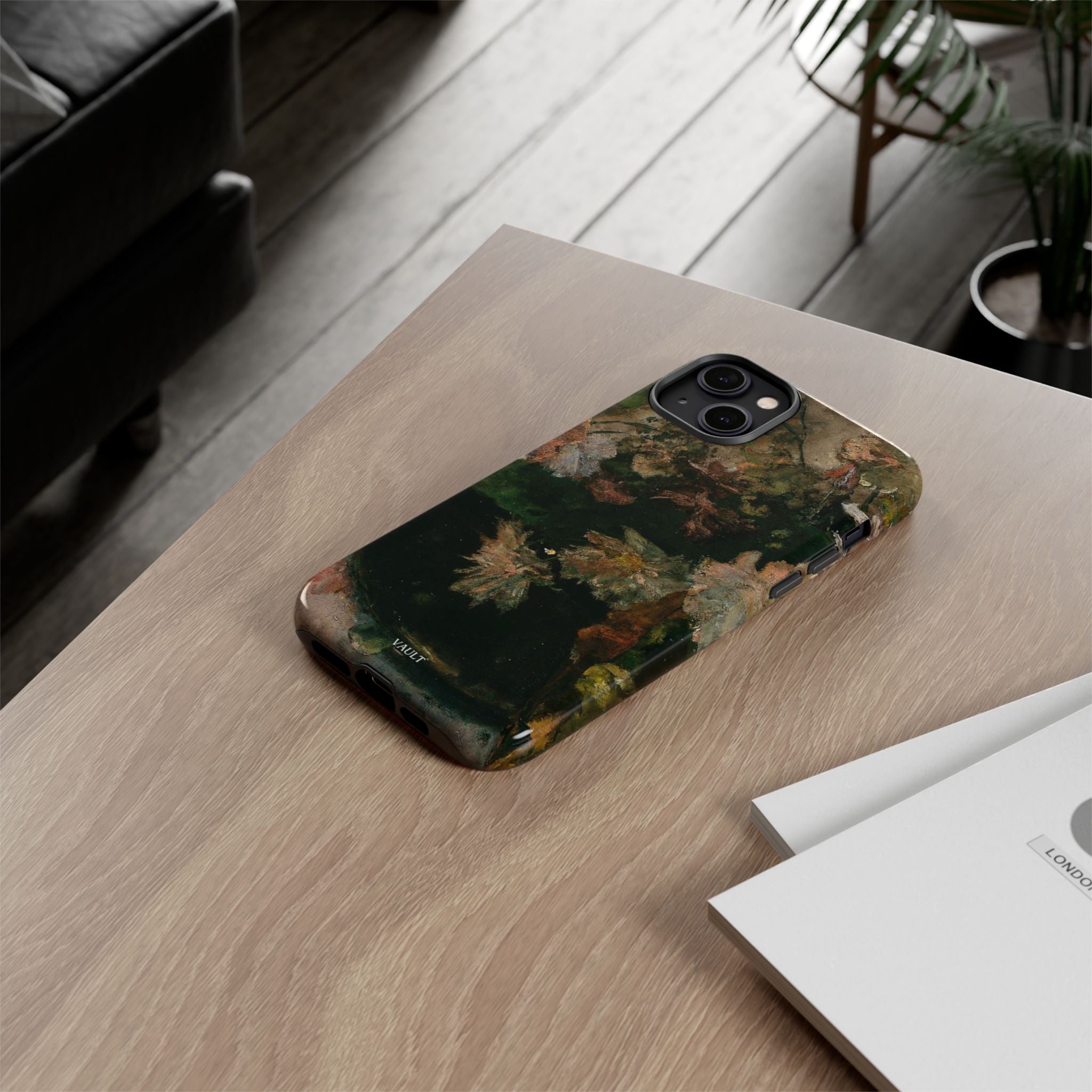 Floral Painterly Tough Phone Case — Vintage Autumn Leaves Phone Cover