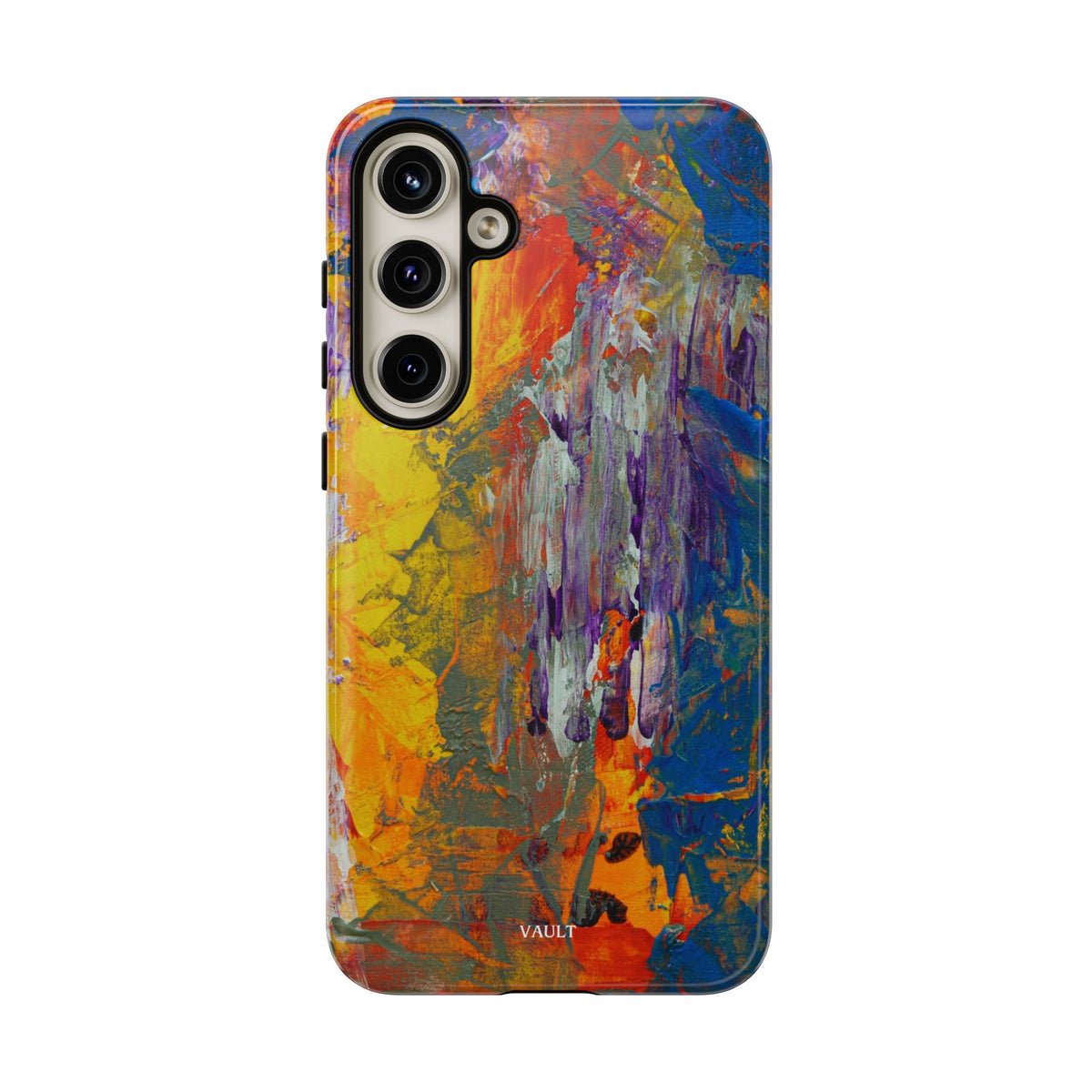 Abstract Color Splash Phone Case — Vibrant Artistic Protective Cover
