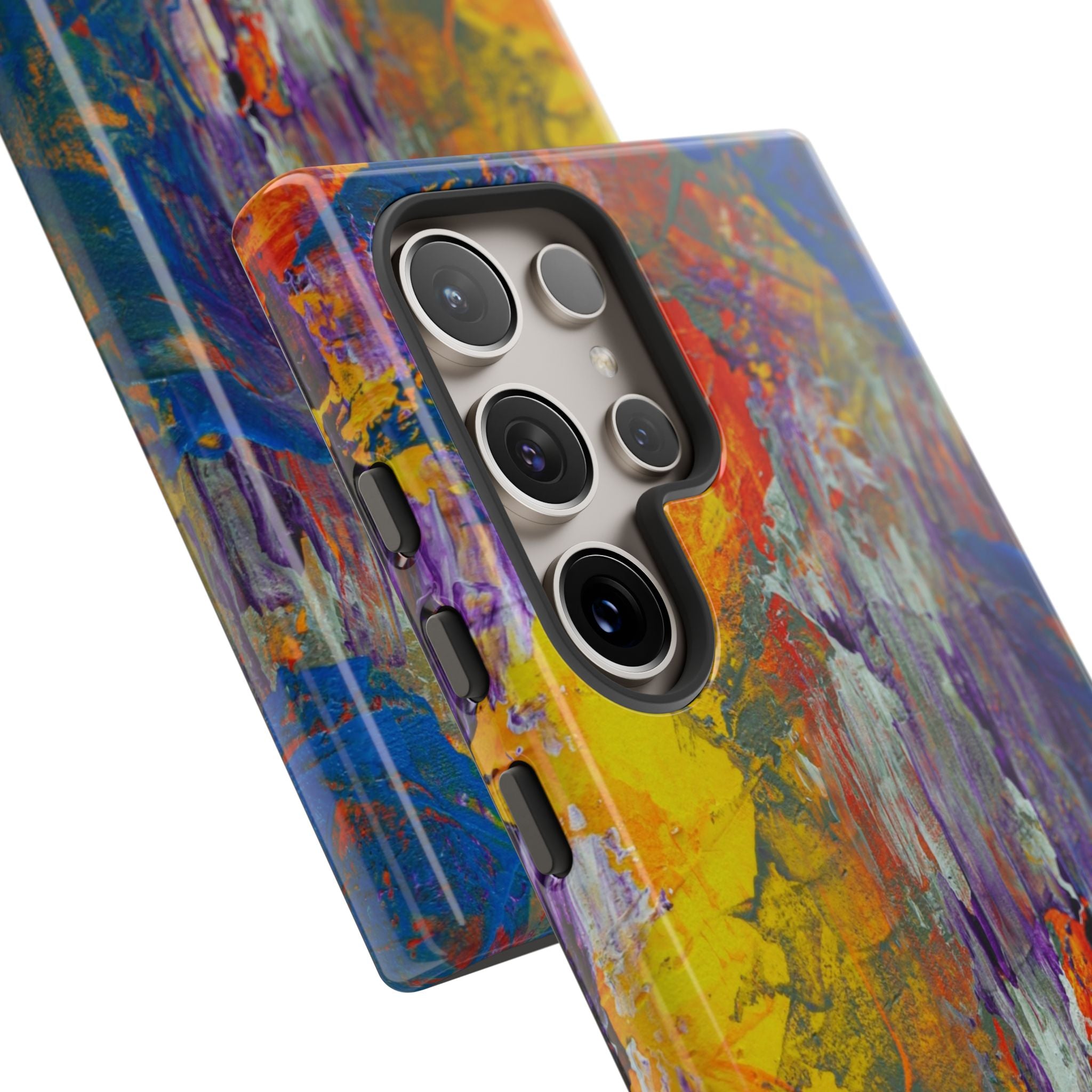 Abstract Color Splash Phone Case — Vibrant Artistic Protective Cover