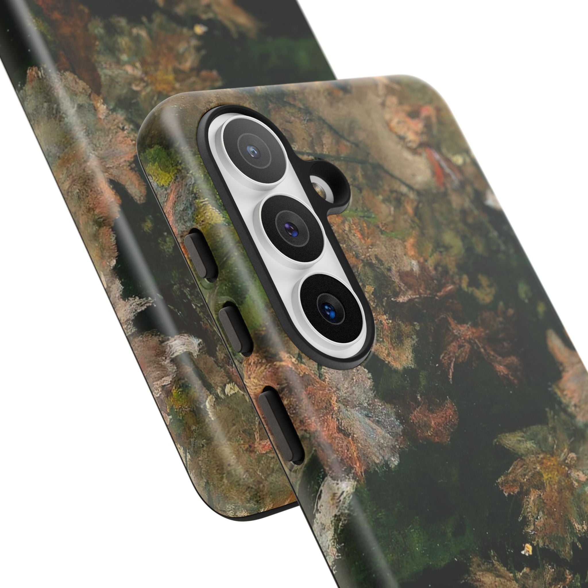 Floral Painterly Tough Phone Case — Vintage Autumn Leaves Phone Cover