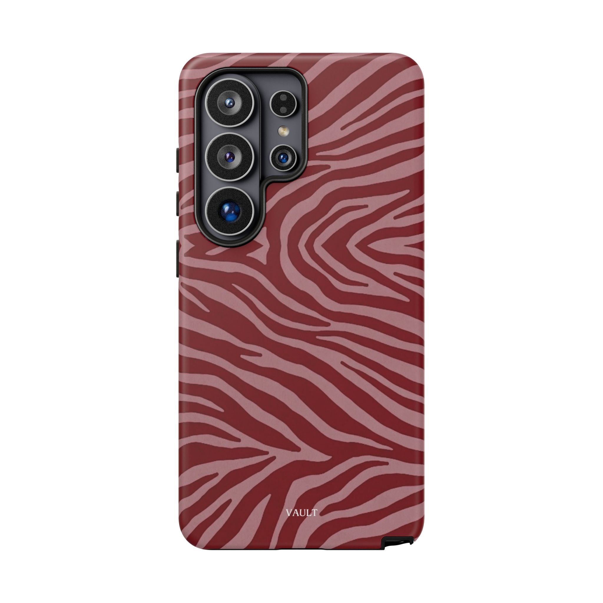 Red Zebra Print Tough Phone Case