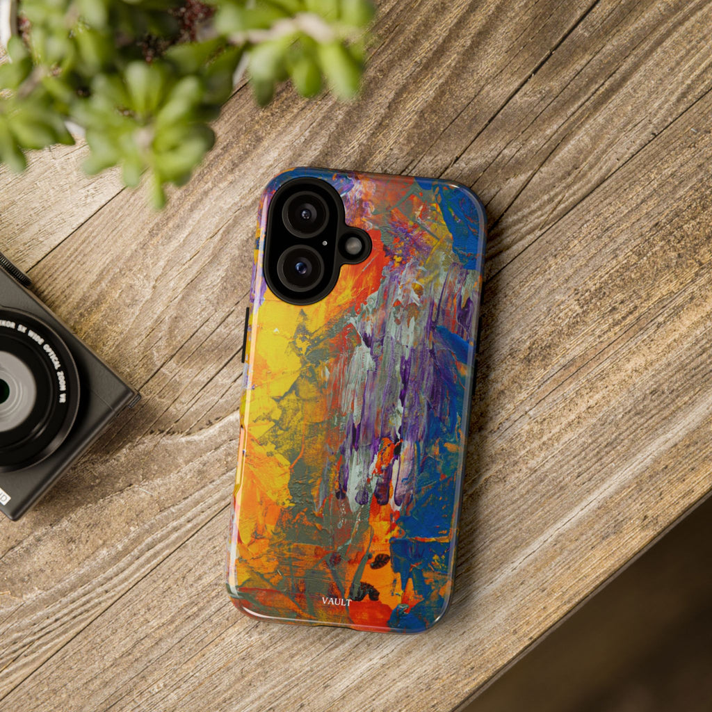 Abstract Color Splash Phone Case — Vibrant Artistic Protective Cover