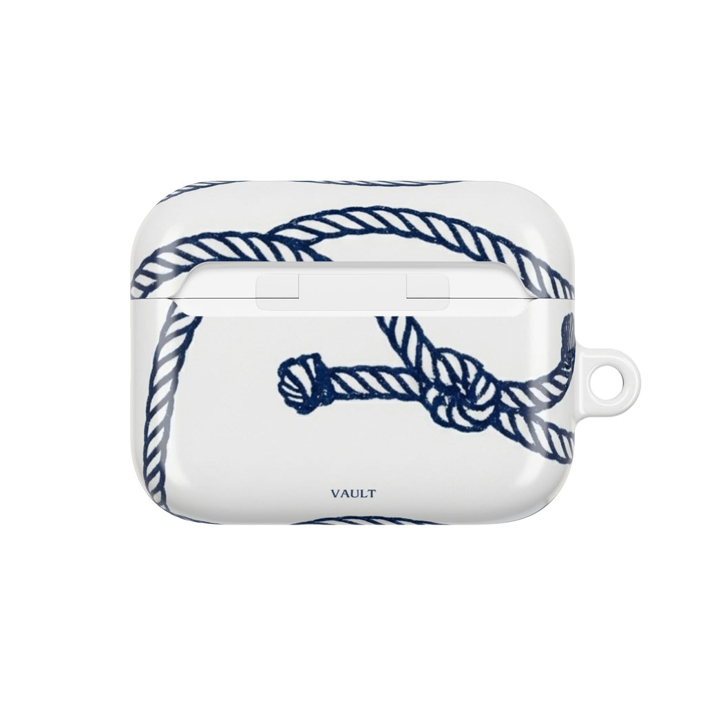 Nautical Rope AirPod Case – Blue Sailor Knot Protective Cover