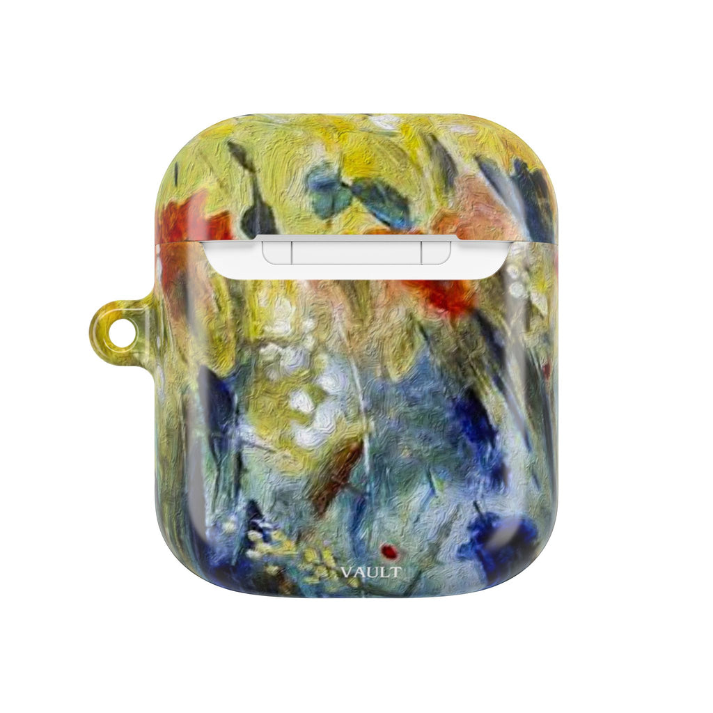 Floral Watercolor AirPod Case — Abstract Garden Protective Cover