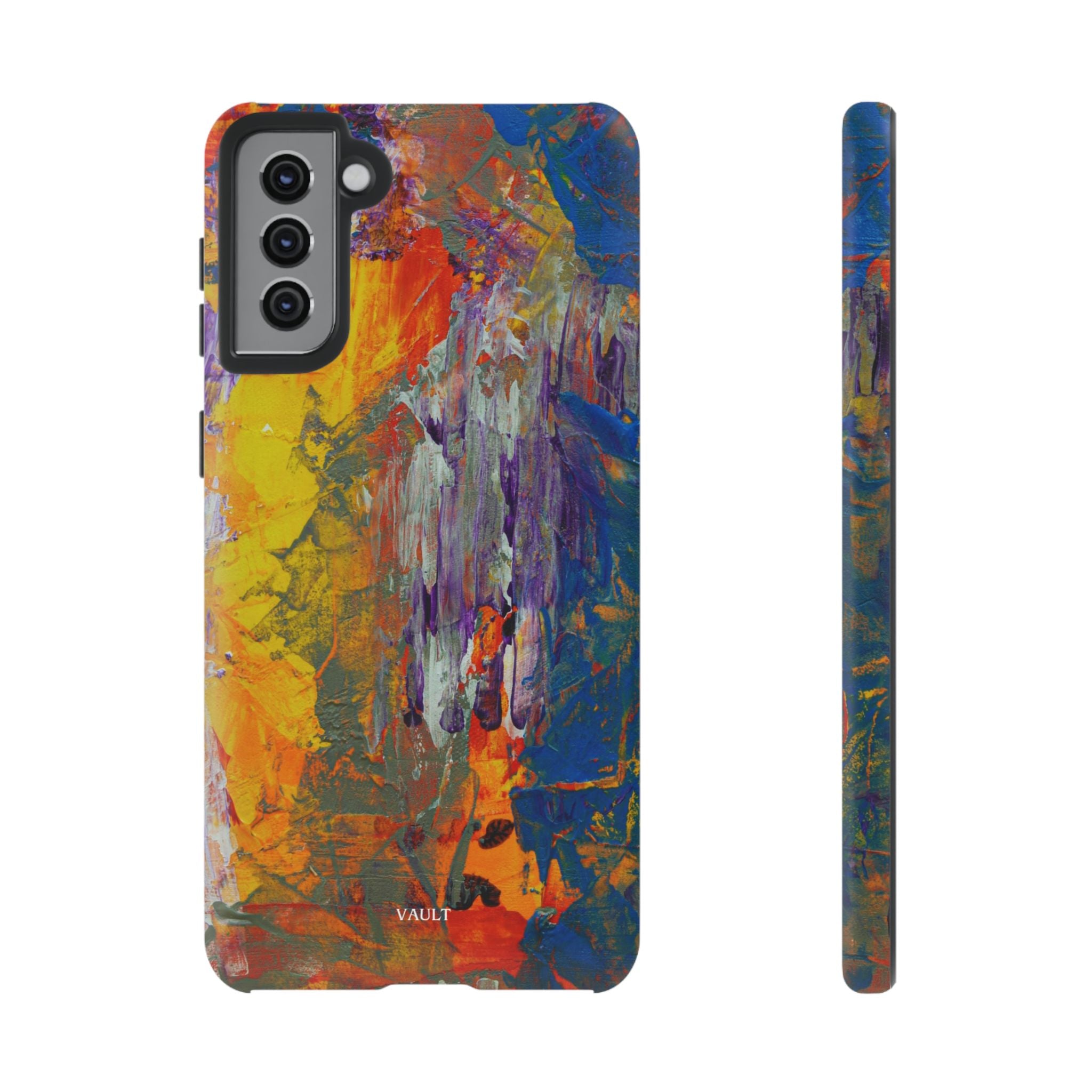 Abstract Color Splash Phone Case — Vibrant Artistic Protective Cover