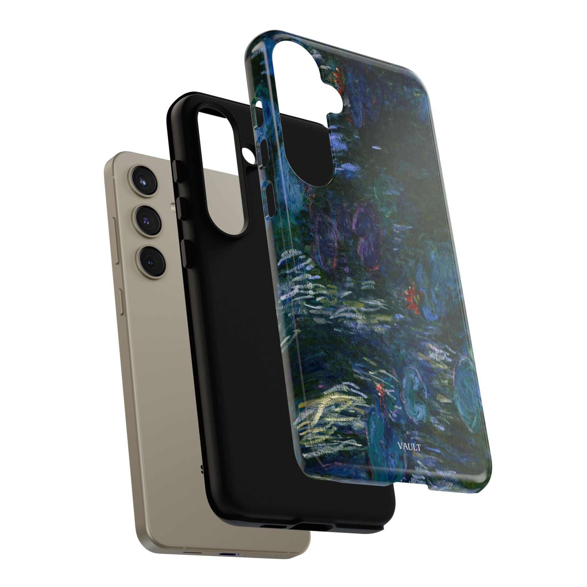 Water Lilies Tough Phone Case — Impressionist Art Protective Cover