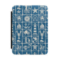 Nautical Kindle Case – Coastal Icons Pattern eReader Cover