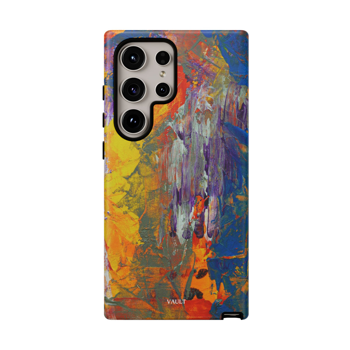 Abstract Color Splash Phone Case — Vibrant Artistic Protective Cover