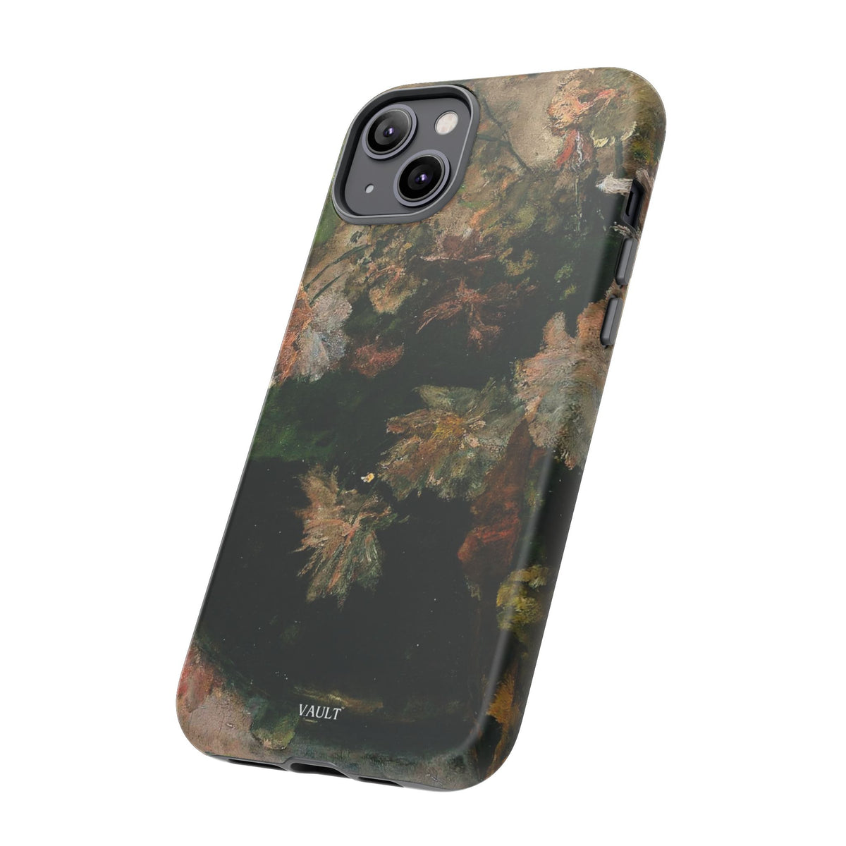 Floral Painterly Tough Phone Case — Vintage Autumn Leaves Phone Cover