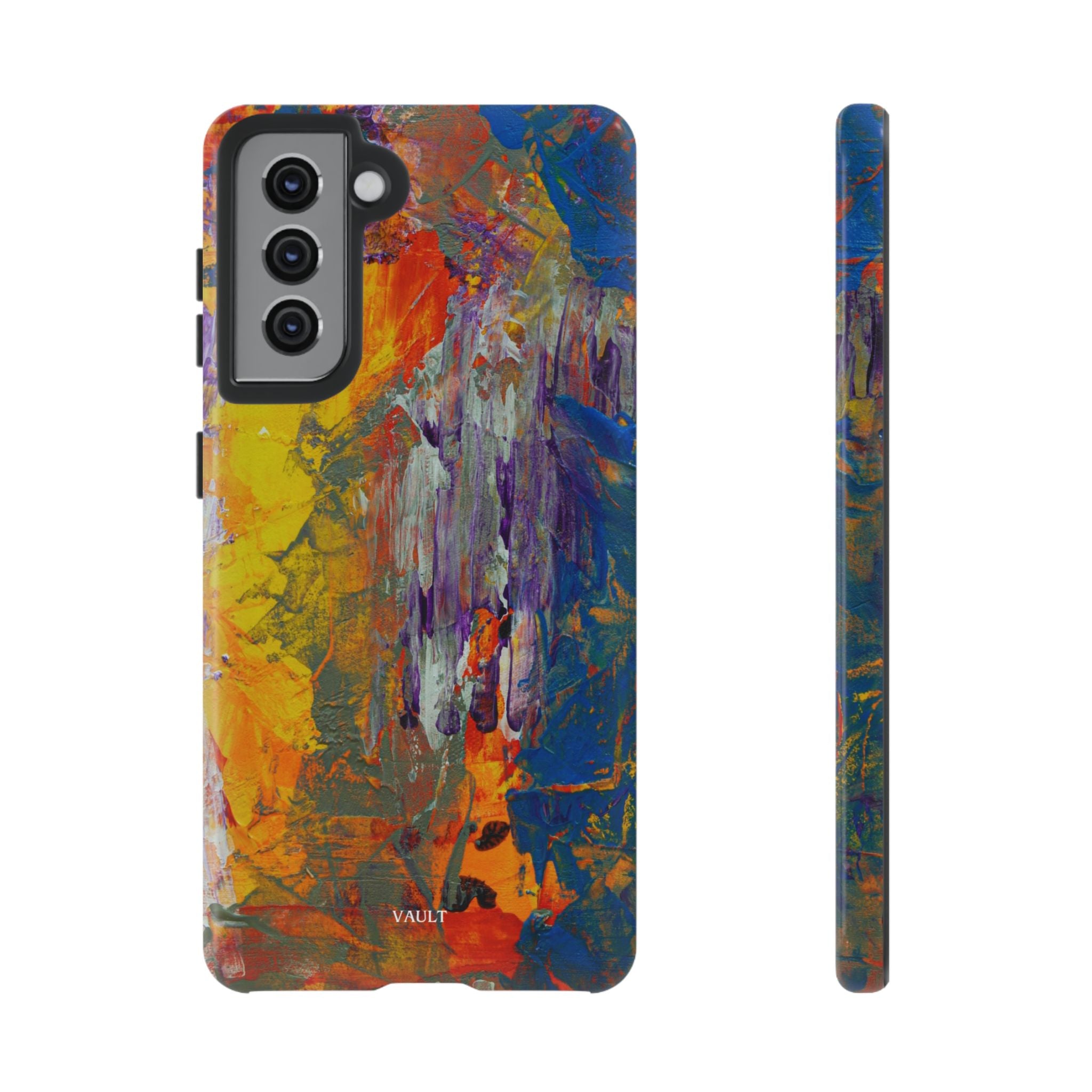 Abstract Color Splash Phone Case — Vibrant Artistic Protective Cover