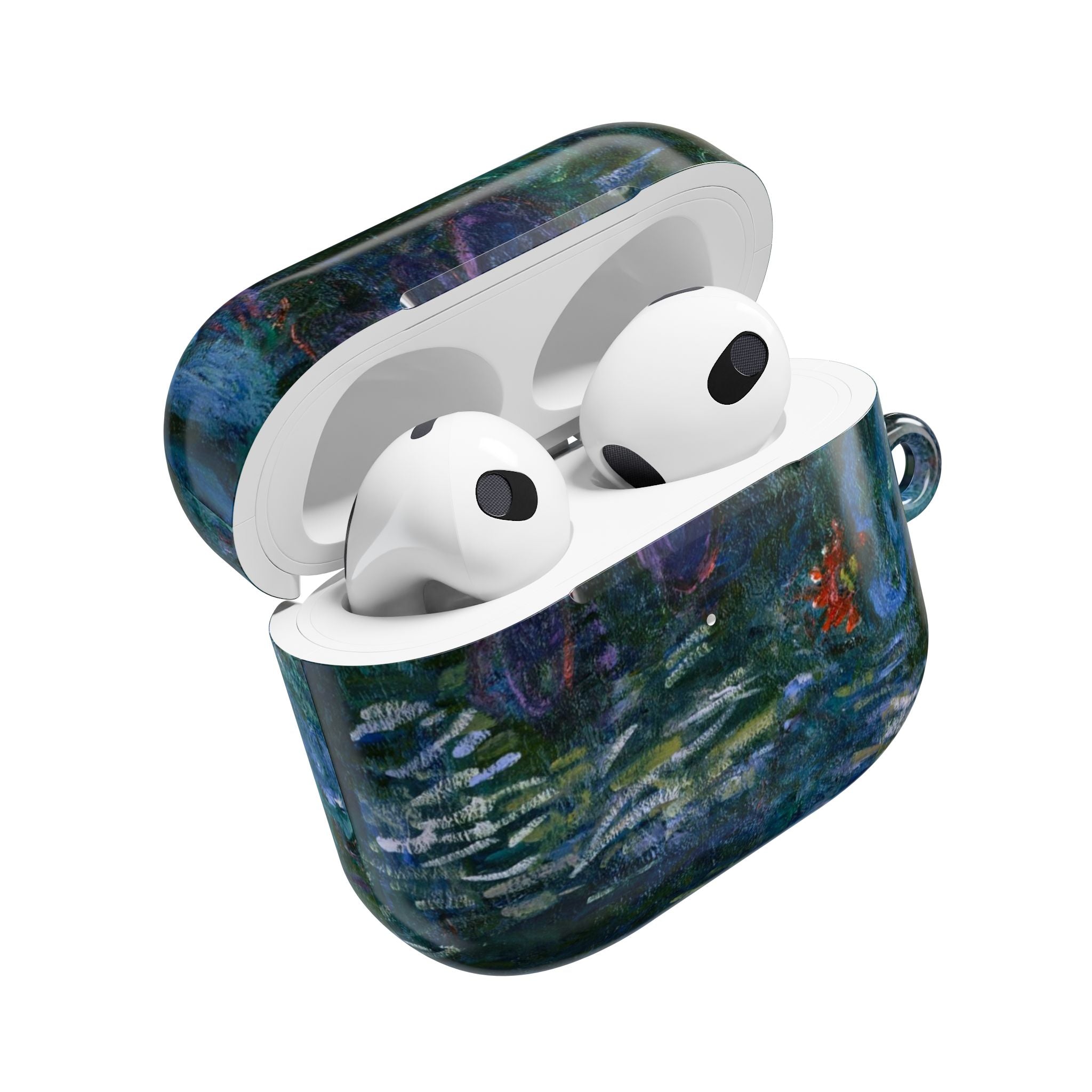 AirPods Case — Impressionist Water Lily Art Protective Cover
