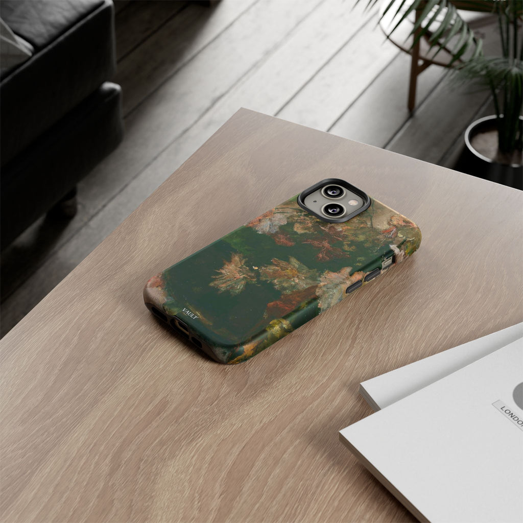 Floral Painterly Tough Phone Case — Vintage Autumn Leaves Phone Cover